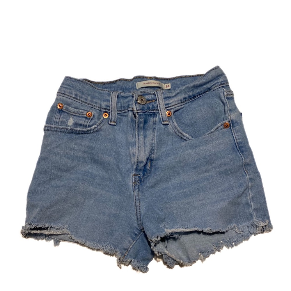 Levi’s High Rise Women’s Shorts light blue size 24